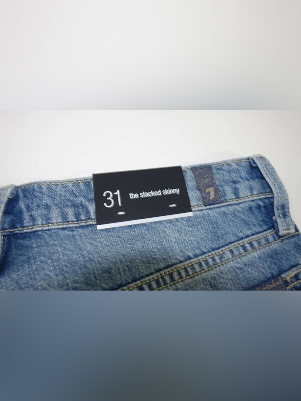 7 For All Mankind Men's The Stacked Skinny Jeans - Picture 8 of 8